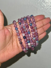 Load image into Gallery viewer, Purple mica &amp; kyanite bracelets
